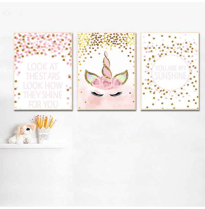 Baby Girl Nursery Quotes - Imagem decorativa decoração do quarto da