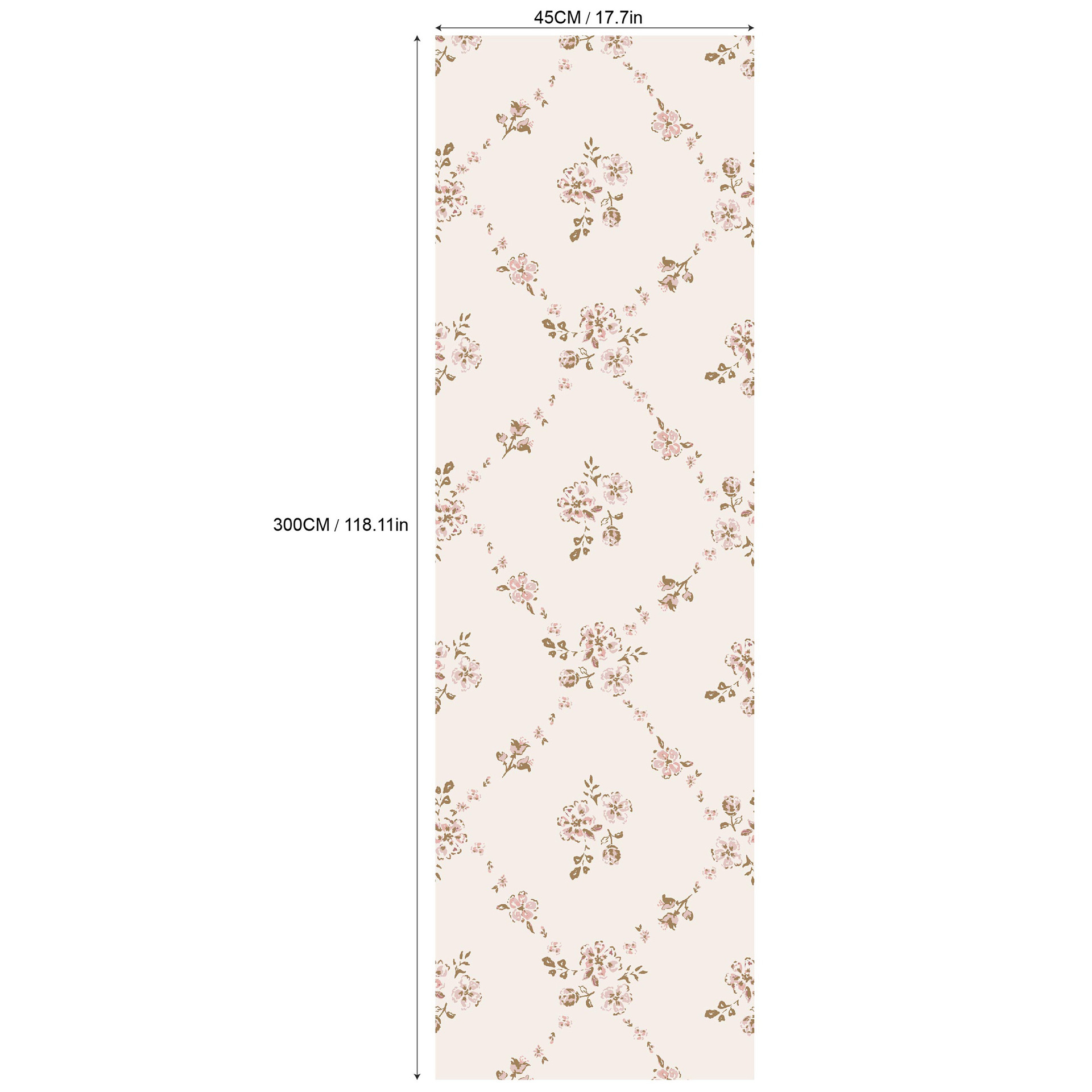 Baby Nursery Decor Girl - Papel de parede adesivo para parede