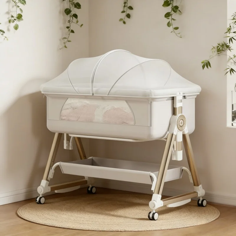 Baby Nursery Trolley - Berço Inteligente Conversível 8 em 1