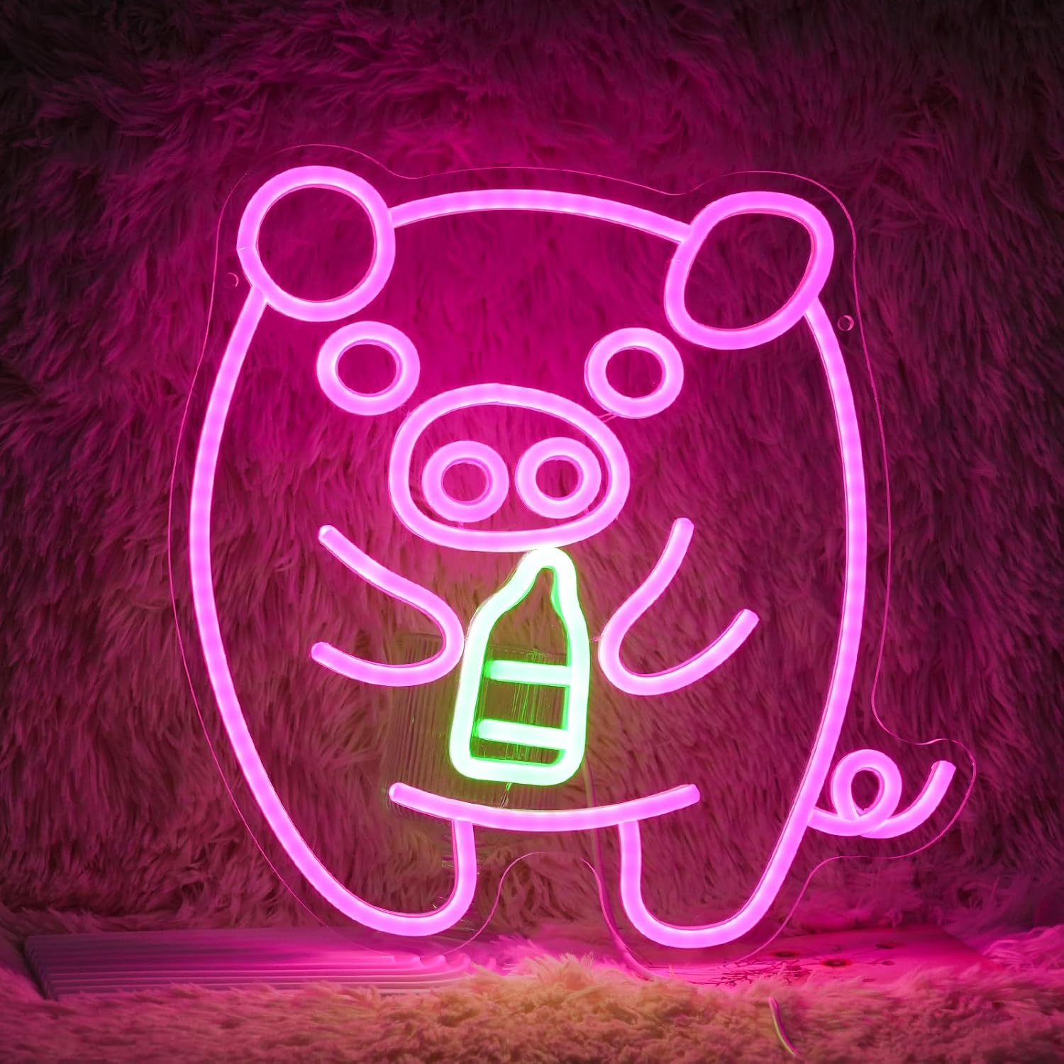 Baby Nursery Wall Lights - Letreiro Neon LED USB Regulável em