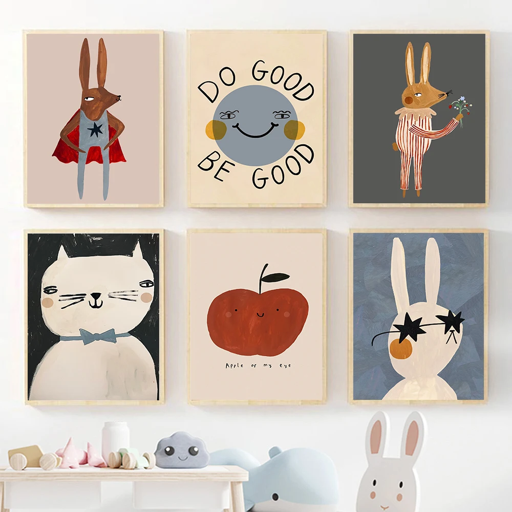 Baby Nursery Frames - (Sem moldura) Pintura em tela com