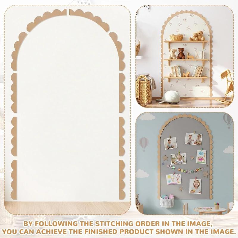 Baby Nursery Frames - Arco Decorativo de Madeira para Parede