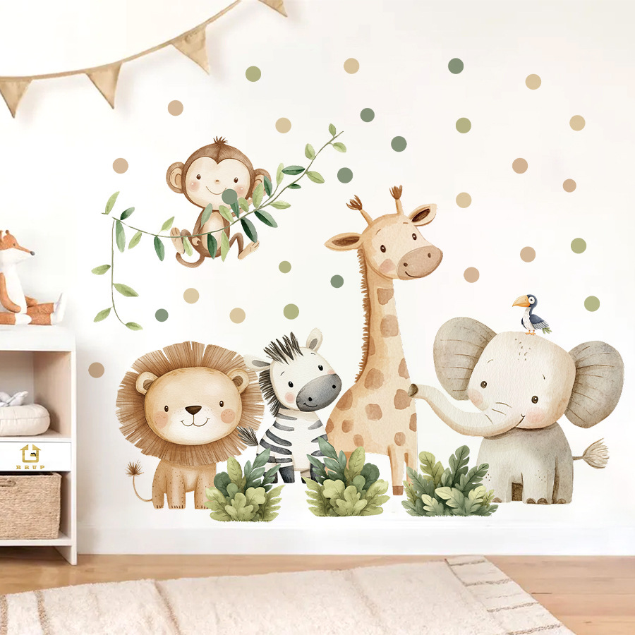 Boho floresta animais adesivos - Baby Girl Nursery Quotes avaliação e preço