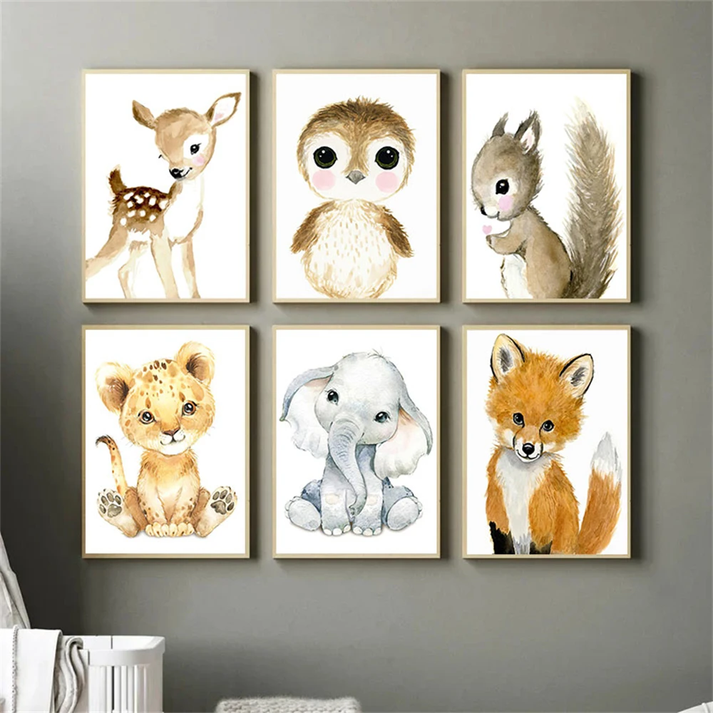 Quadro de Parede Sem Moldura c - Baby Nursery Frames avaliação e preço