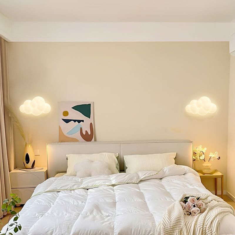 Nuvem branca lâmpadas de pared - Baby Nursery Wall Lights avaliação e preço