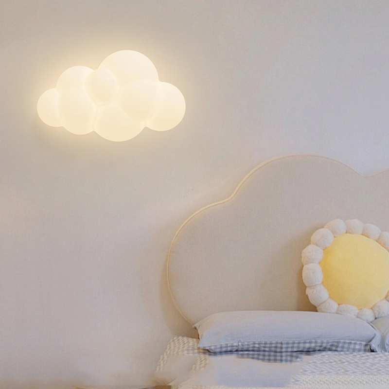 Nuvem branca lâmpadas de pared - Baby Nursery Wall Lights avaliação e preço