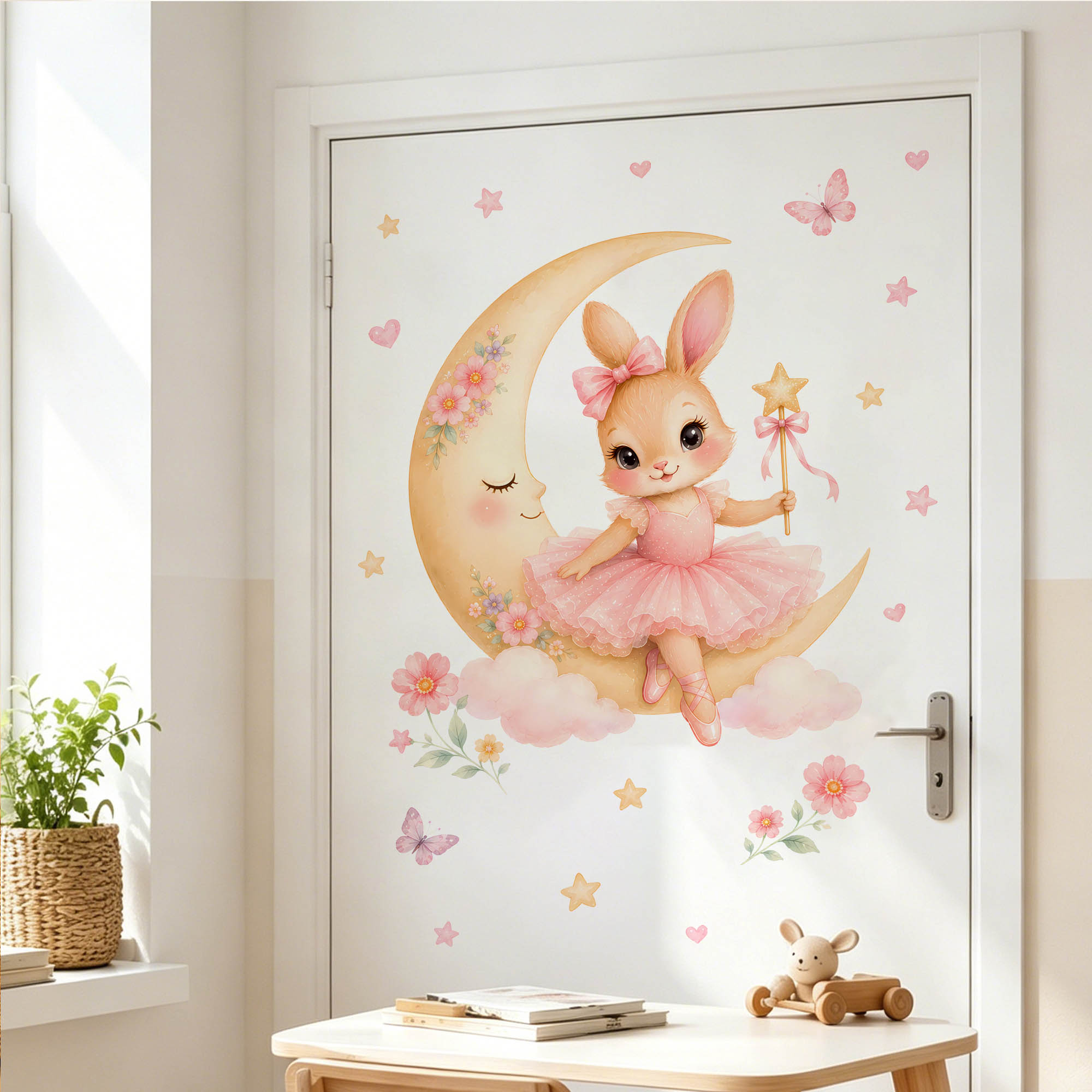 Adesivos de Parede de Coelha B - Baby Girl Nursery Quotes avaliação e preço