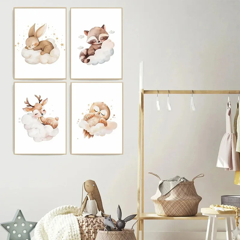 Nuvem dos desenhos animados an - Baby Nursery Frames avaliação e preço