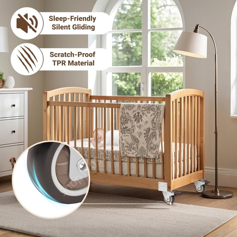 Rodízios para móveis resistent - Baby Nursery Trolley avaliação e preço