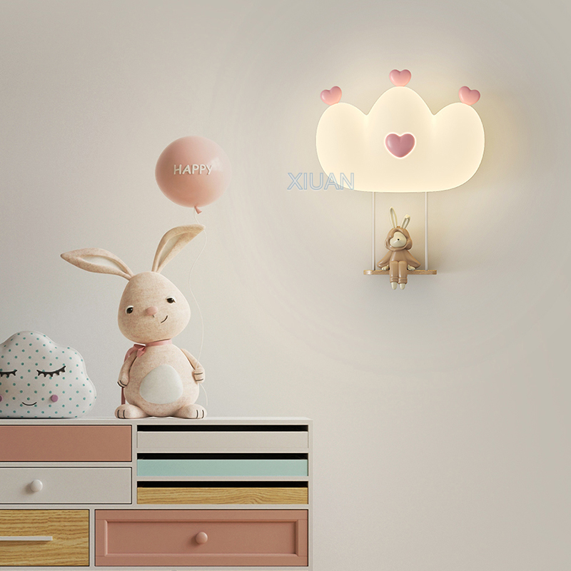 Lâmpadas de parede românticas  - Baby Nursery Wall Lights avaliação e preço