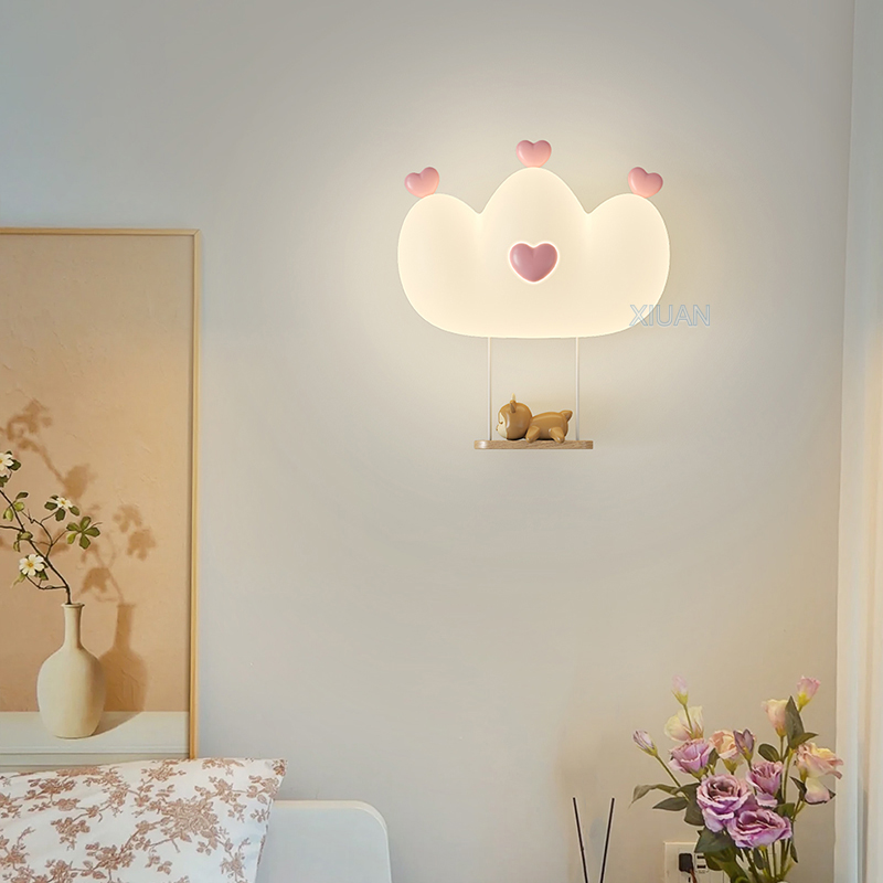 Lâmpadas de parede românticas  - Baby Nursery Wall Lights avaliação e preço