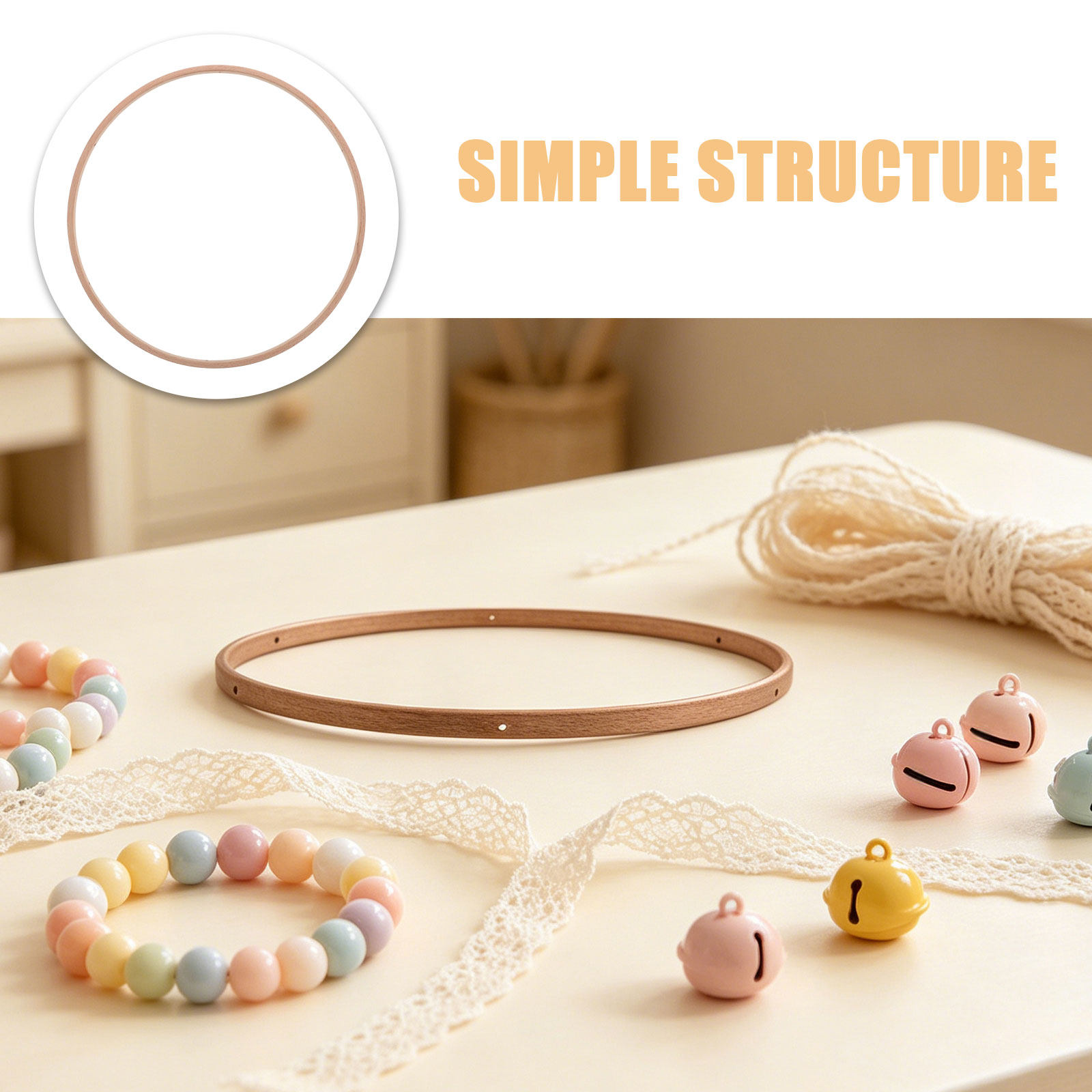 Suporte de Bambu para Móbile d - Baby Nursery Frames avaliação e preço