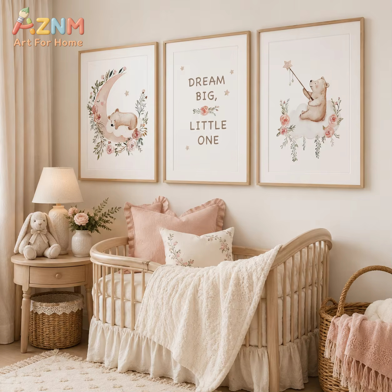 Arte de parede com flores para - Baby Girl Nursery Quotes avaliação e preço