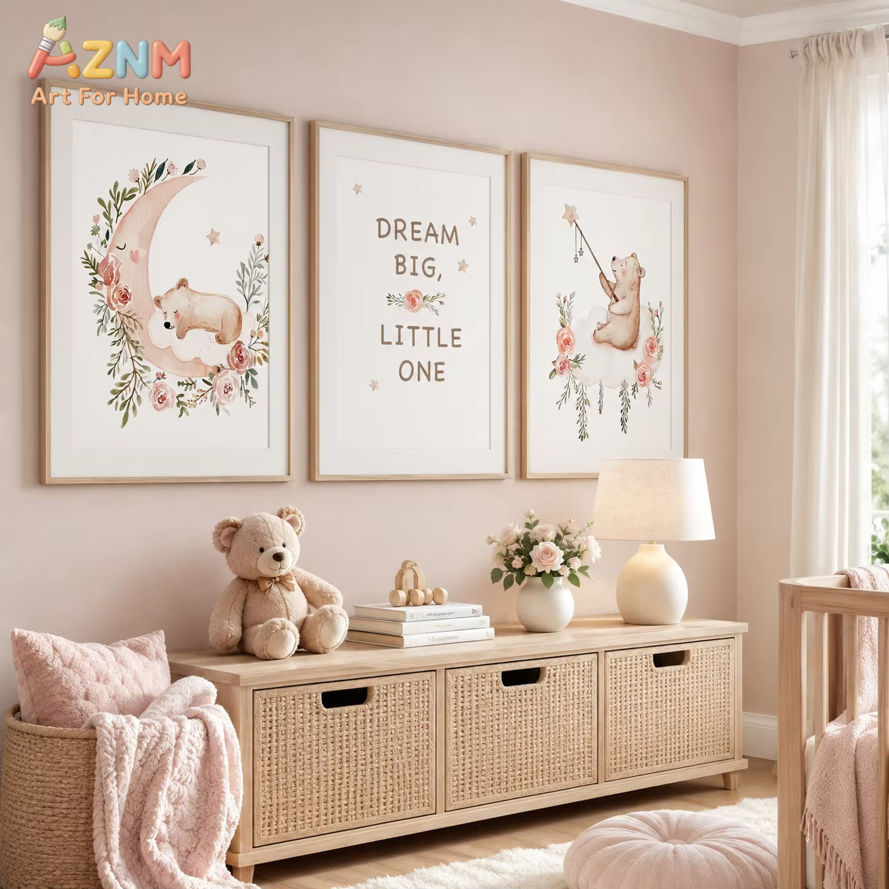 Arte de parede com flores para - Baby Girl Nursery Quotes avaliação e preço