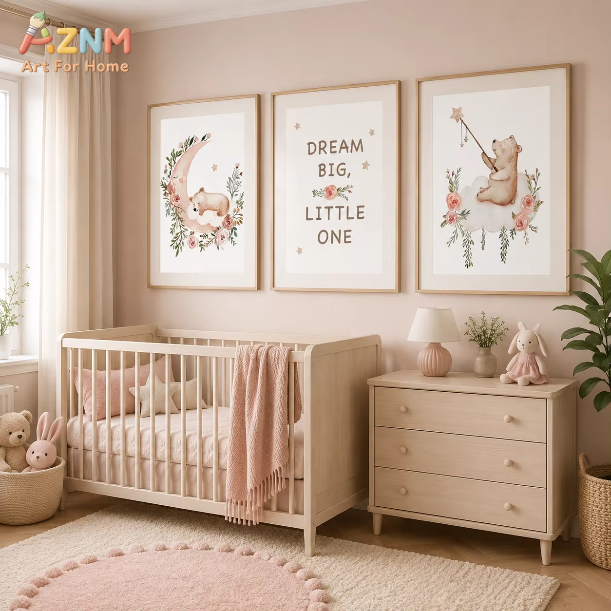 Arte de parede com flores para - Baby Girl Nursery Quotes avaliação e preço