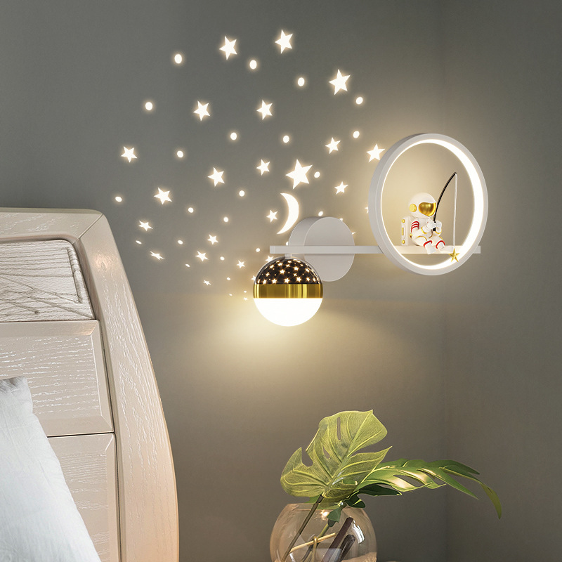 Decoração de casa estrela proj - Baby Nursery Wall Lights avaliação e preço