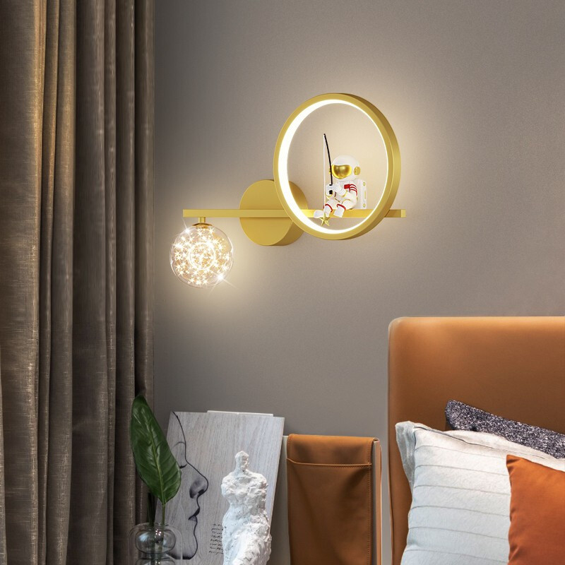 Decoração de casa estrela proj - Baby Nursery Wall Lights avaliação e preço