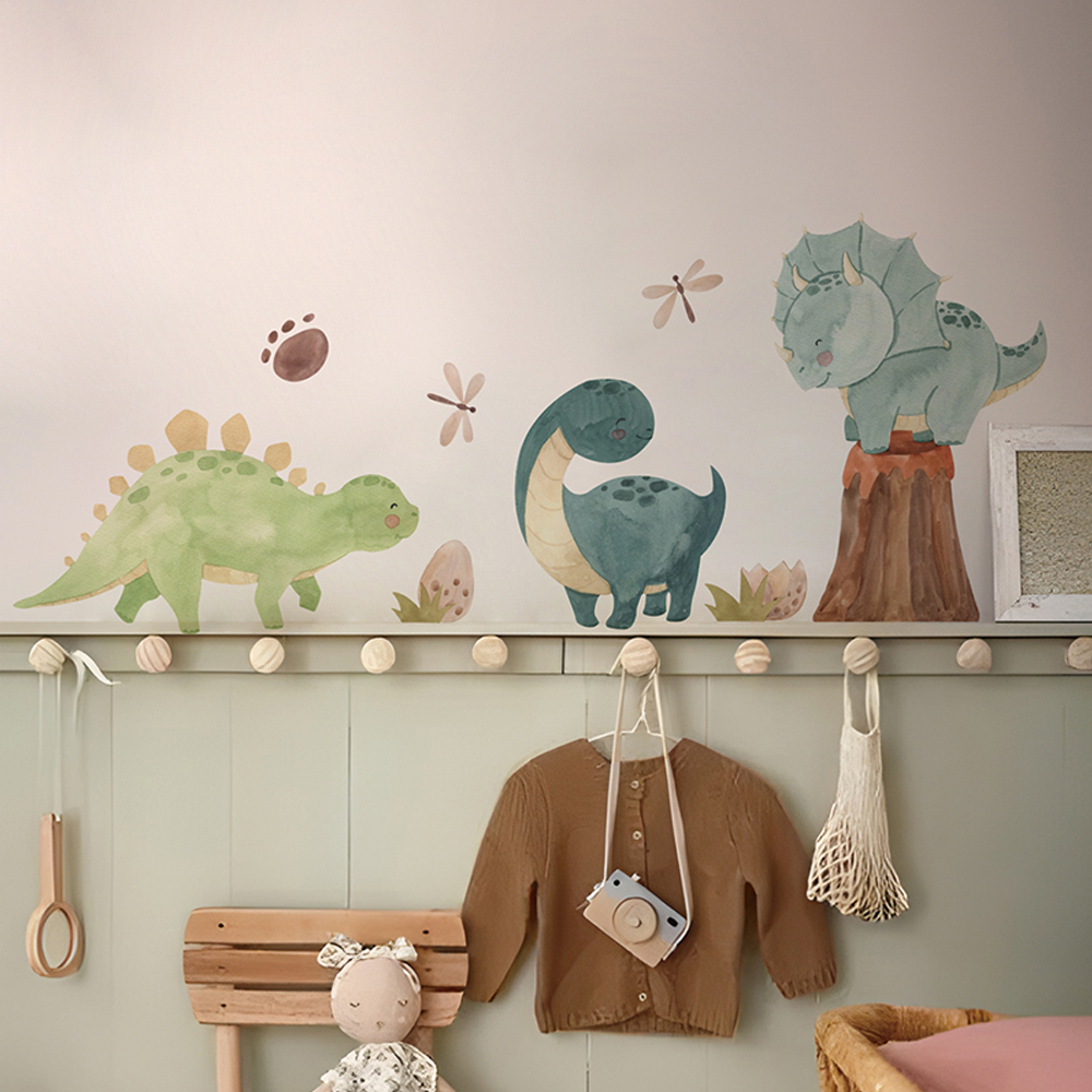 Dinosaur Wall Decalques, Dino  - Baby Girl Nursery Quotes avaliação e preço