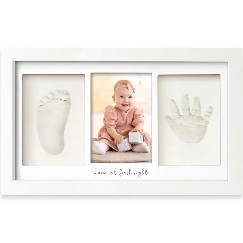 Kit de argila com pegada de mã - Baby Nursery Frames avaliação e preço
