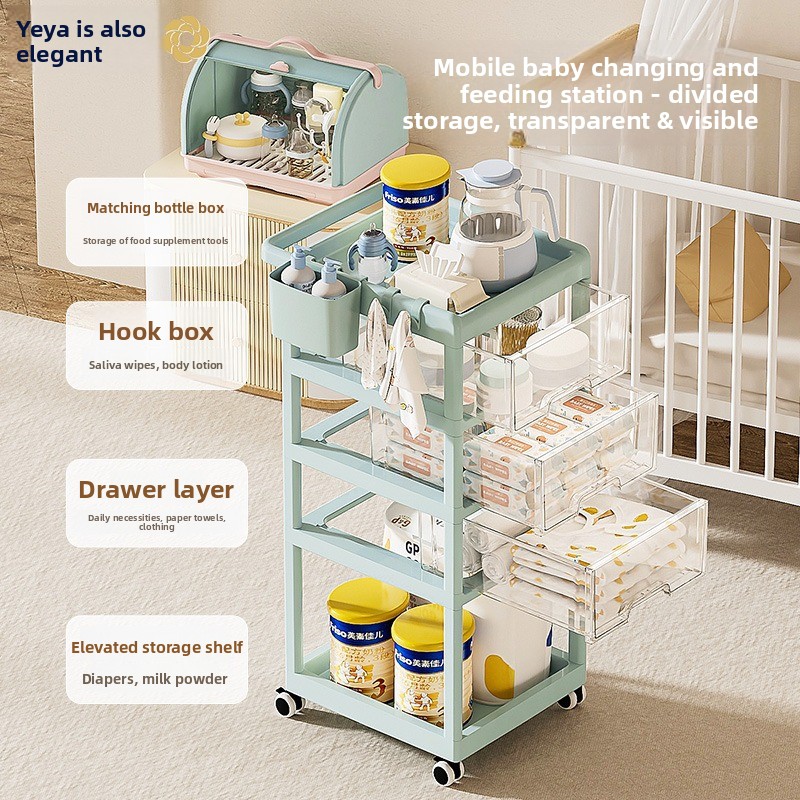 Carrinho de Armazenamento Móve - Baby Nursery Trolley avaliação e preço
