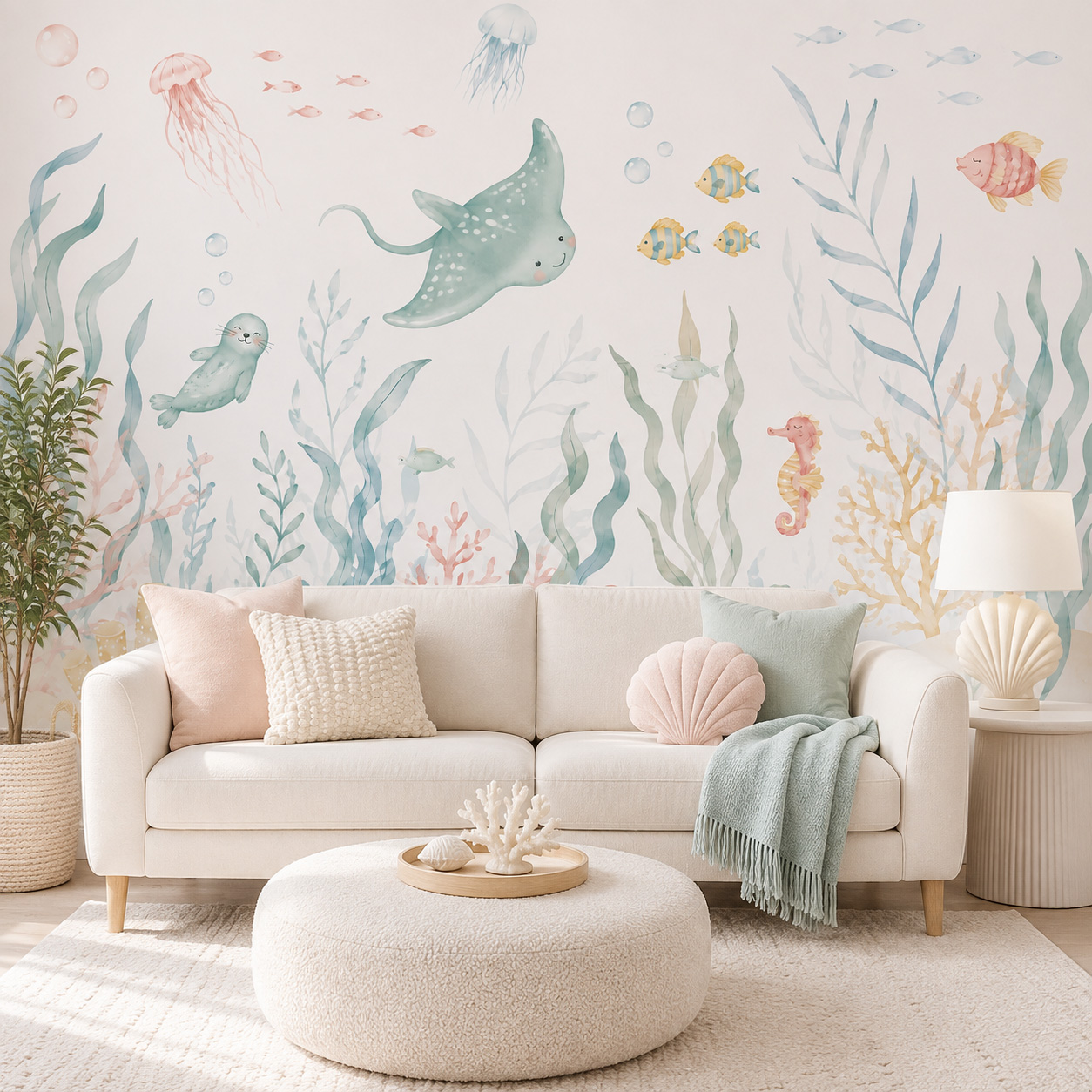 Papel de Parede Autoadesivo co - Baby Nursery Peel And Stick Wallpaper avaliação e preço