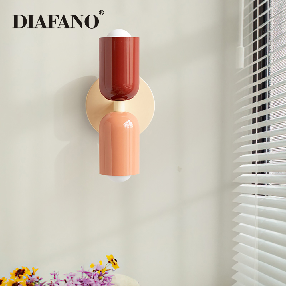 Nordic lâmpada de parede color - Baby Nursery Wall Lights avaliação e preço