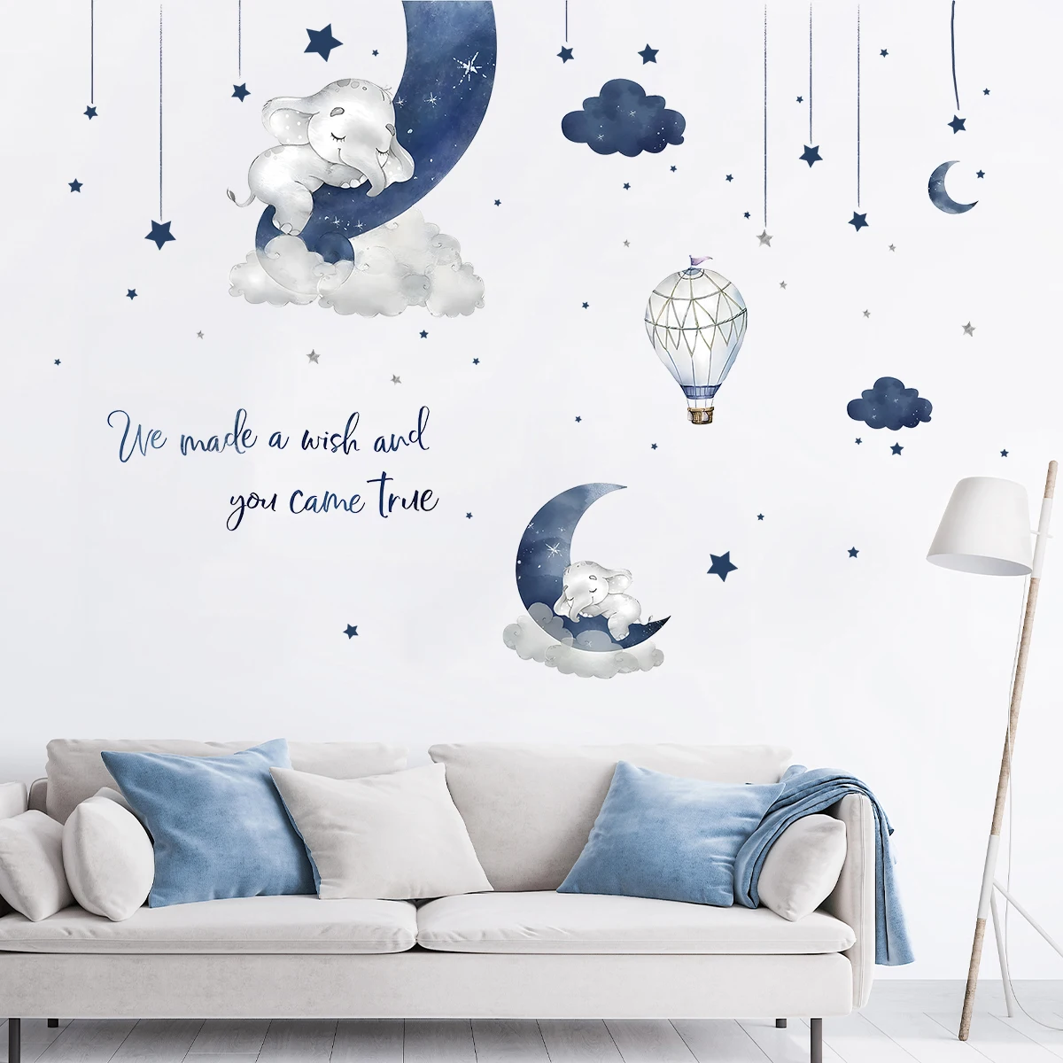 1pc dos desenhos animados anim - Baby Girl Nursery Quotes avaliação e preço