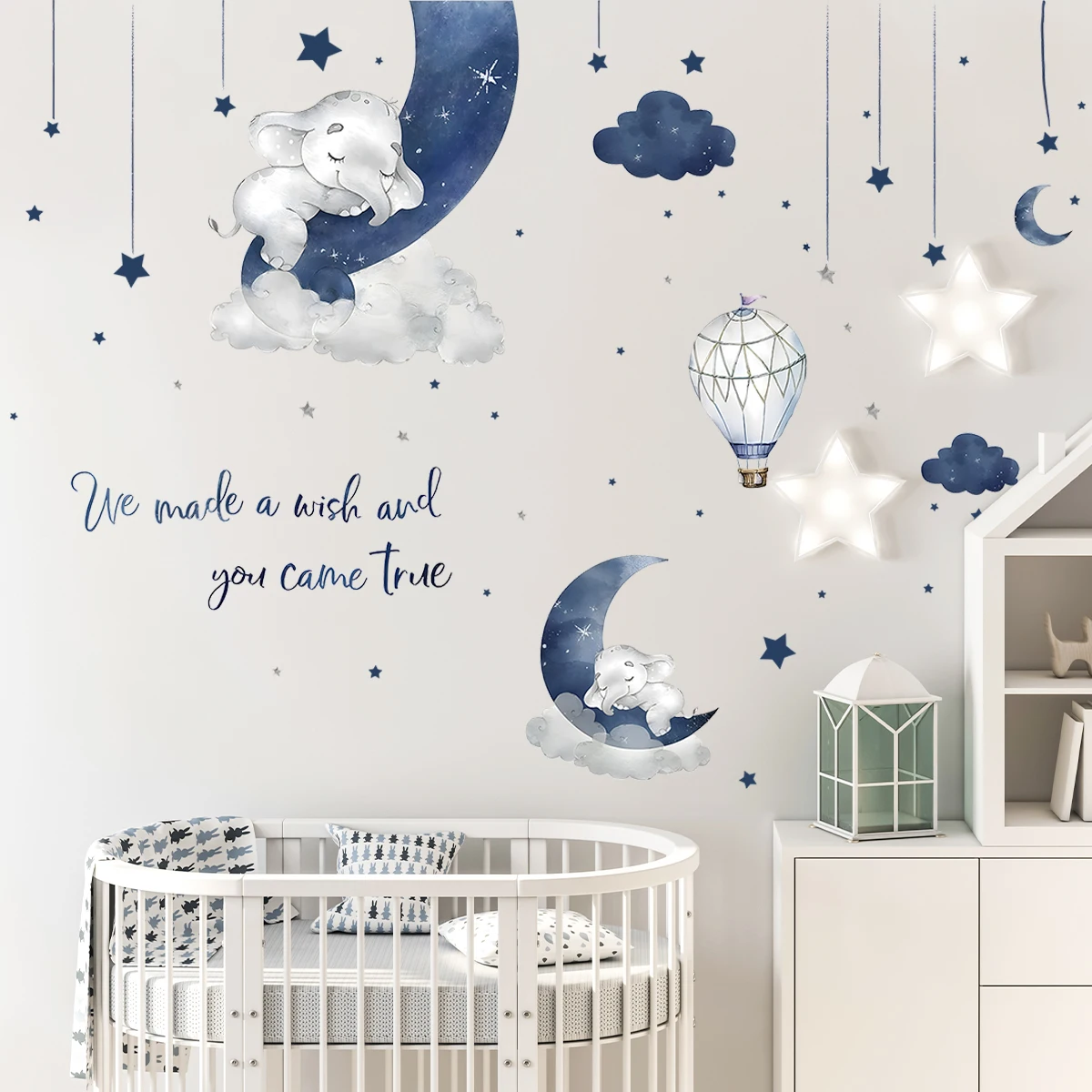 1pc dos desenhos animados anim - Baby Girl Nursery Quotes avaliação e preço