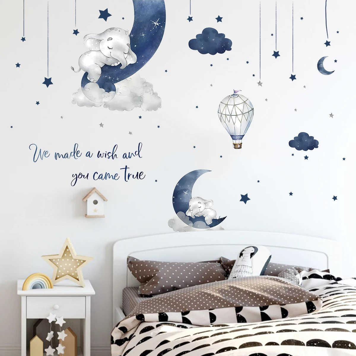 1pc dos desenhos animados anim - Baby Girl Nursery Quotes avaliação e preço