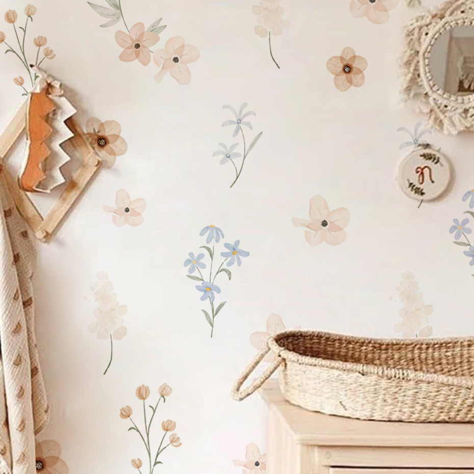 Adesivos de parede de flores a - Baby Girl Nursery Quotes avaliação e preço