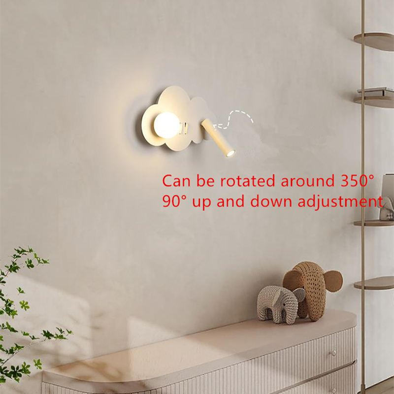 Luminária de Parede Nuvem com  - Baby Nursery Wall Lights avaliação e preço